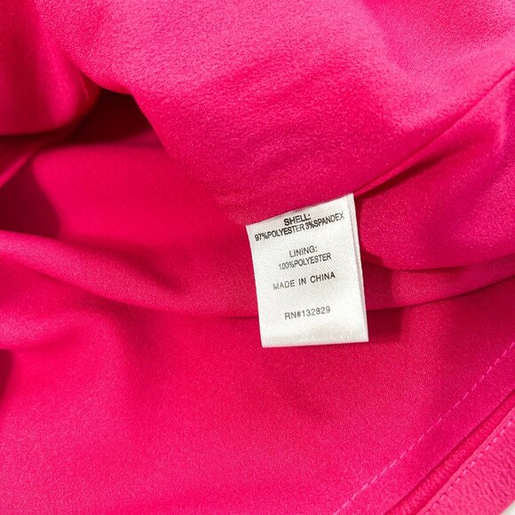NWT Revolve More To Come Nory Hot Pink Satin Zip-Back Mini Dress Size Medium - Picture 7 of 8